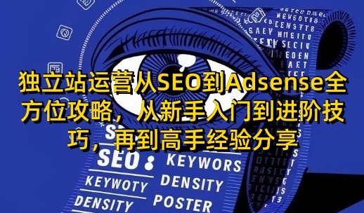 独立站运营全方位攻略来袭！从 SEO 到 Adsense，新手进阶高手之路.jpg